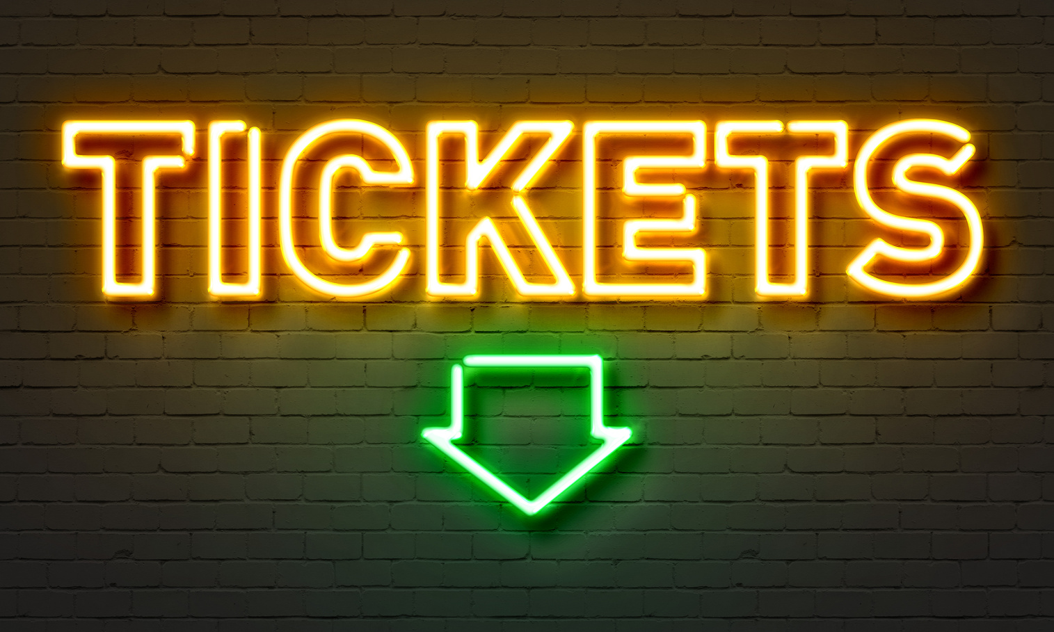 Tickets Neon Sign